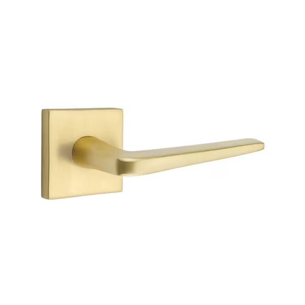 Emtek Athena Interior Mortise Lever with Square Rosette