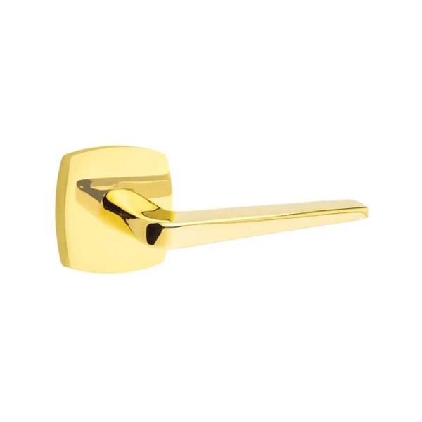 Emtek Athena Interior Mortise Lever with Urban Rosette