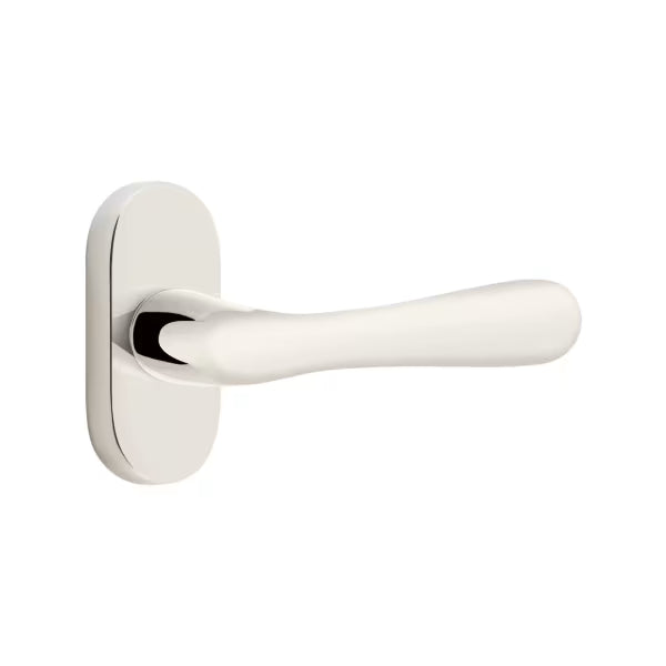 Emtek Basel Lever with 1.5" x 3" Oval Stretto Rosette