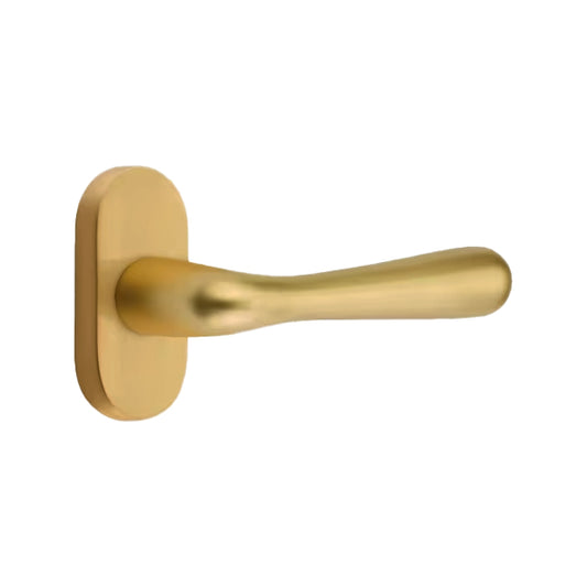 Emtek Basel Lever with 1.5" x 3" Oval Stretto Rosette