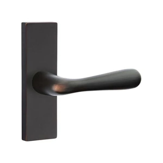 Emtek Basel Lever with 1.5" x 5" Stretto Rosette