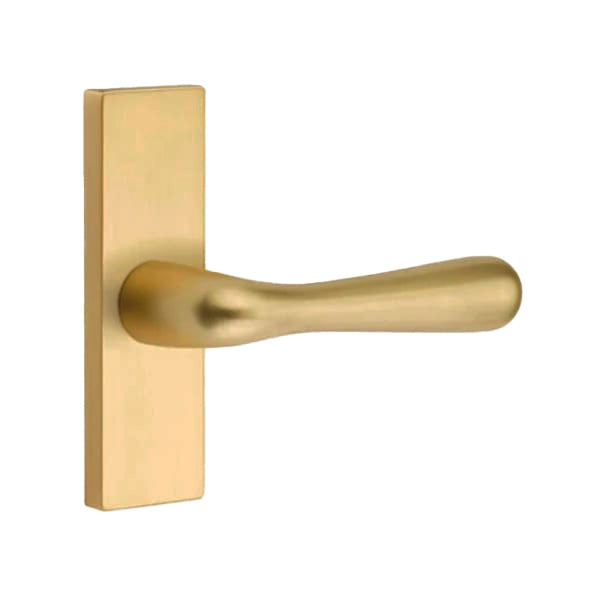 Emtek Basel Lever with 1.5" x 5" Stretto Rosette