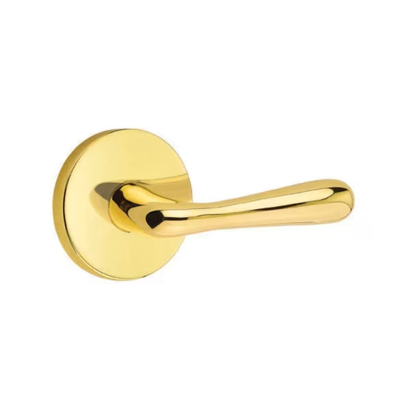 Emtek Basel Lever Handle with Disk Rosette