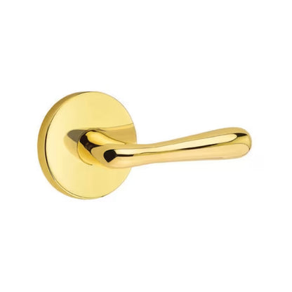 Emtek Basel Lever Handle with Disk Rosette
