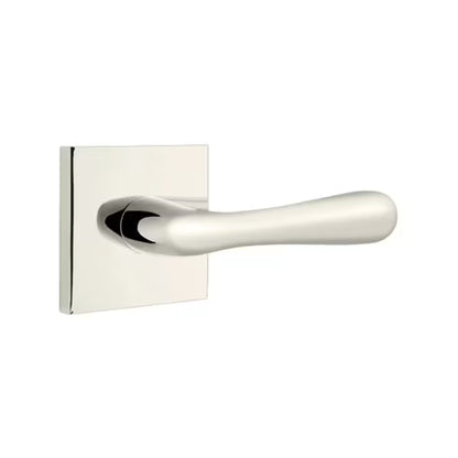Emtek Basel Lever Handle with Square Rosette
