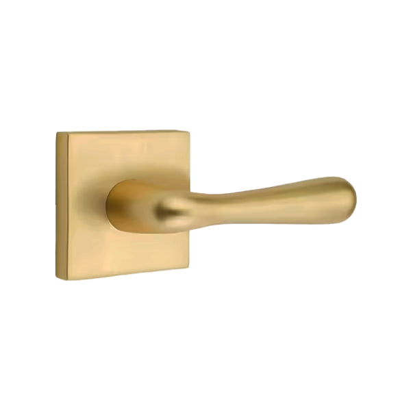 Emtek Basel Lever Handle with Square Rosette