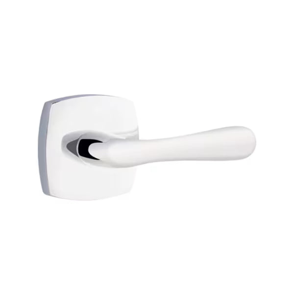 Emtek Basel Lever Handle with Urban Modern Rosette