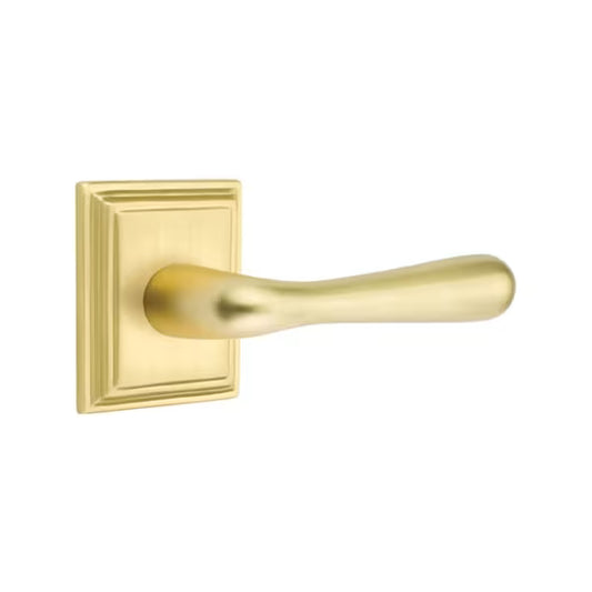 Emtek Basel Lever with Wilshire Rosette