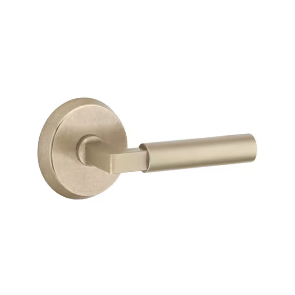 Emtek Sandcast Bronze Bryce Lever Handle with Style 2 Rosette