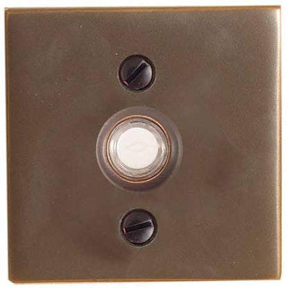 Emtek Brass Square Door Bell Cover
