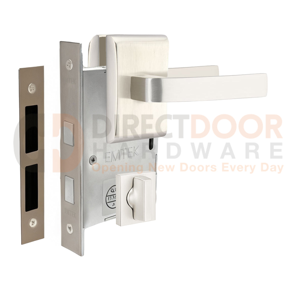 Emtek Breslin Interior Mortise Lever with Neos Rosette