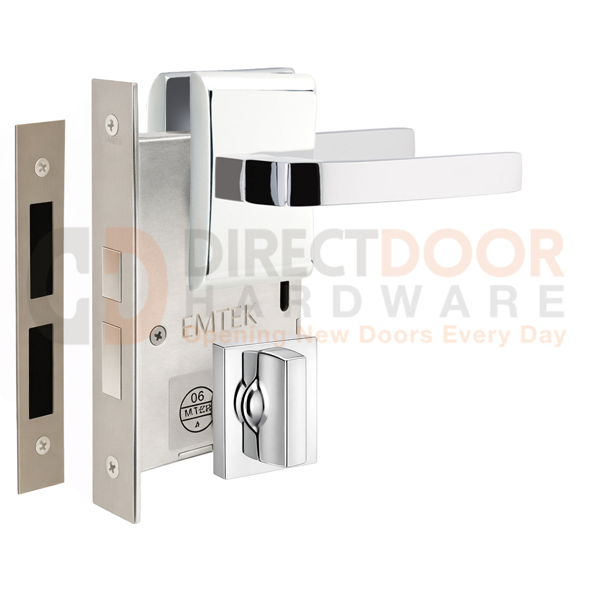 Emtek Breslin Interior Mortise Lever with Neos Rosette