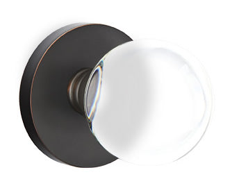 Emtek Bristol Interior Mortise Knob with Disk Rosette