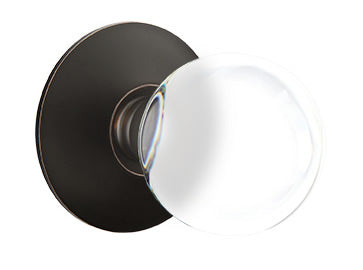 Emtek Bristol Interior Mortise Knob with Modern Rosette