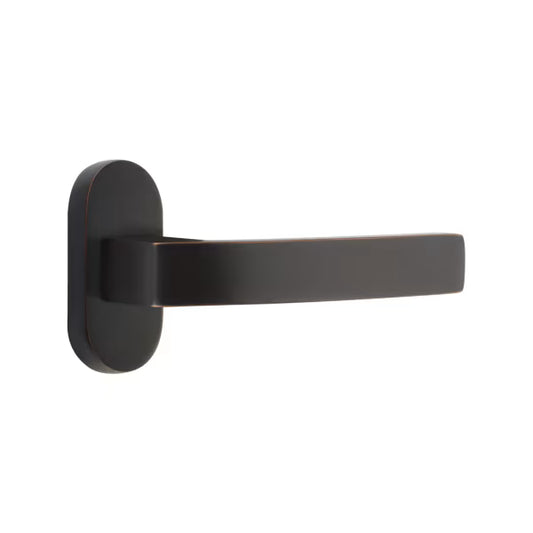 Emtek Breslin Lever with 1.5" x 3" Oval Stretto Rosette