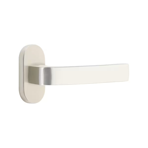Emtek Breslin Lever with 1.5" x 3" Oval Stretto Rosette