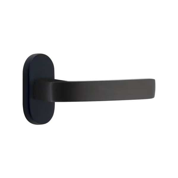 Emtek Breslin Lever with 1.5" x 3" Oval Stretto Rosette