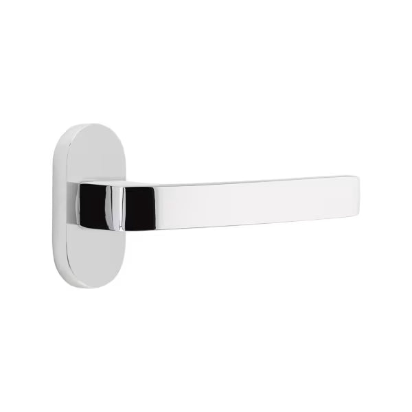 Emtek Breslin Lever with 1.5" x 3" Oval Stretto Rosette