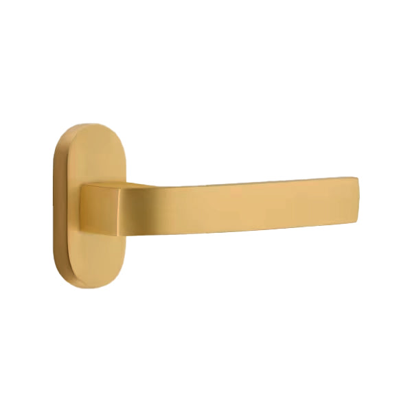 Emtek Breslin Lever with 1.5" x 3" Oval Stretto Rosette