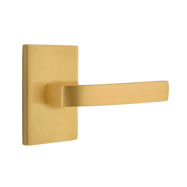 Emtek Breslin Lever with Modern Rectangular Rosette