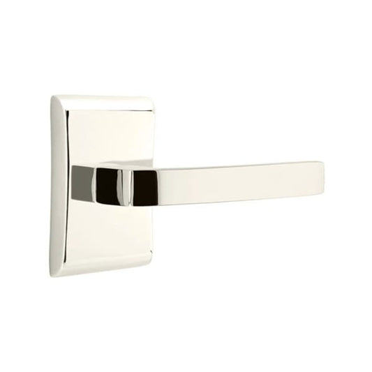 Emtek Breslin Lever Handle with Modern Neos Rosette