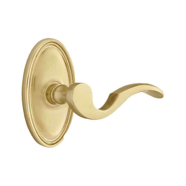 Emtek Cortina Lever with Oval Rosette