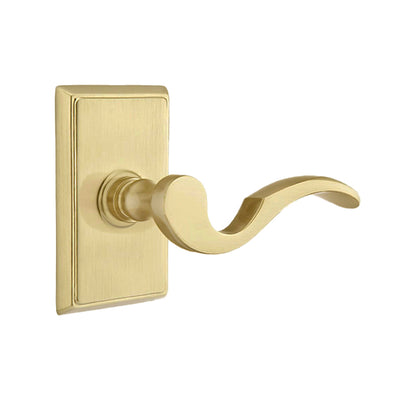 Emtek Cortina Lever with Rectangular Rosette