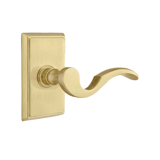 Emtek Cortina Lever with Rectangular Rosette