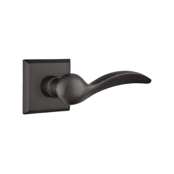 Emtek Sandcast Bronze Durango Lever with Style 6 Rosette