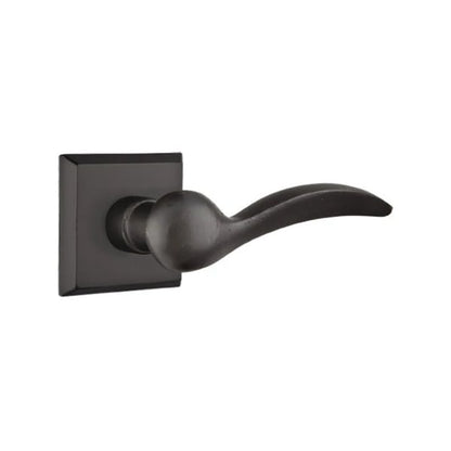 Emtek Sandcast Bronze Durango Lever with Style 6 Rosette