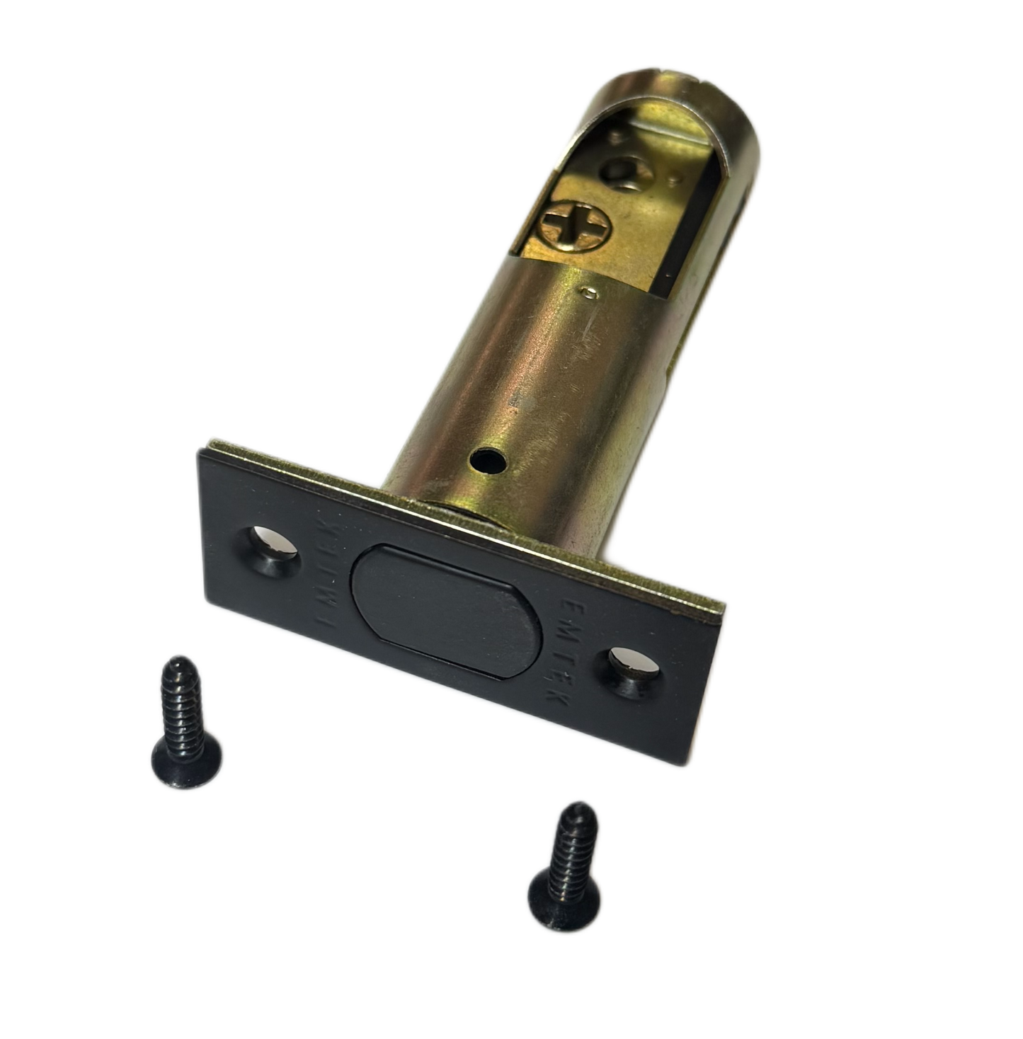 Emtek Deadbolt Latch in Flat Black