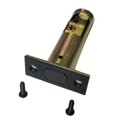 Emtek Deadbolt Latch in Flat Black