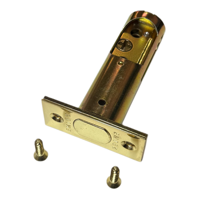 Emtek Deadbolt Latch in Polished Brass