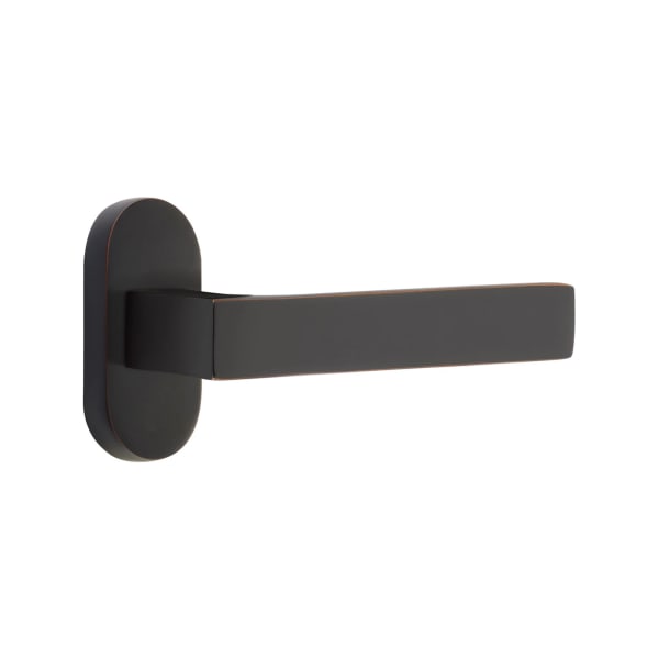 Emtek Dumont Lever with 1.5" x 3" Oval Stretto Rosette