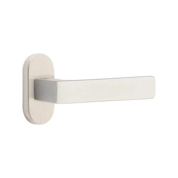 Emtek Dumont Lever with 1.5" x 3" Oval Stretto Rosette