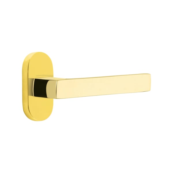 Emtek Dumont Lever with 1.5" x 3" Oval Stretto Rosette