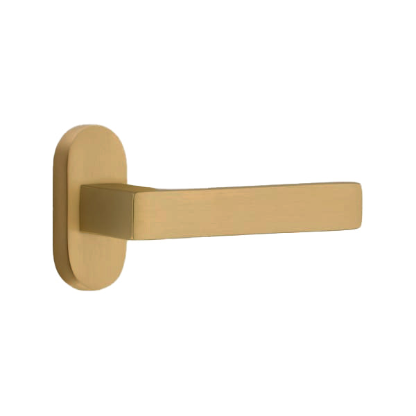 Emtek Dumont Lever with 1.5" x 3" Oval Stretto Rosette