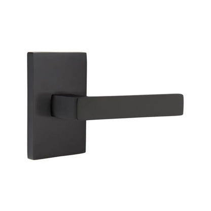 Emtek Dumont Lever with Modern Rectangular Rosette