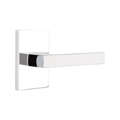 Emtek Dumont Lever with Modern Rectangular Rosette