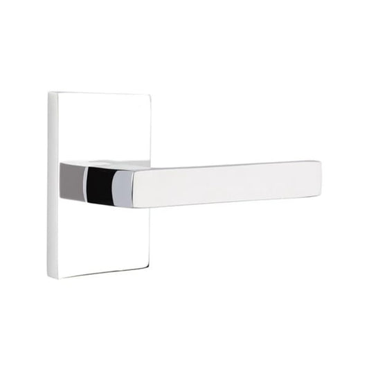 Emtek Dumont Lever with Modern Rectangular Rosette