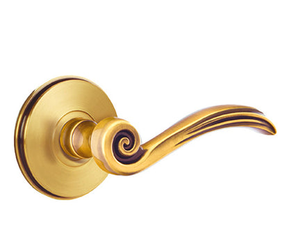 Emtek Elan Interior Mortise Lever with Watford Rosette