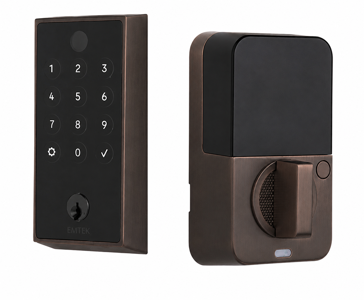Emtek Empowered 2 Biometric Touch Screen Deadbolt