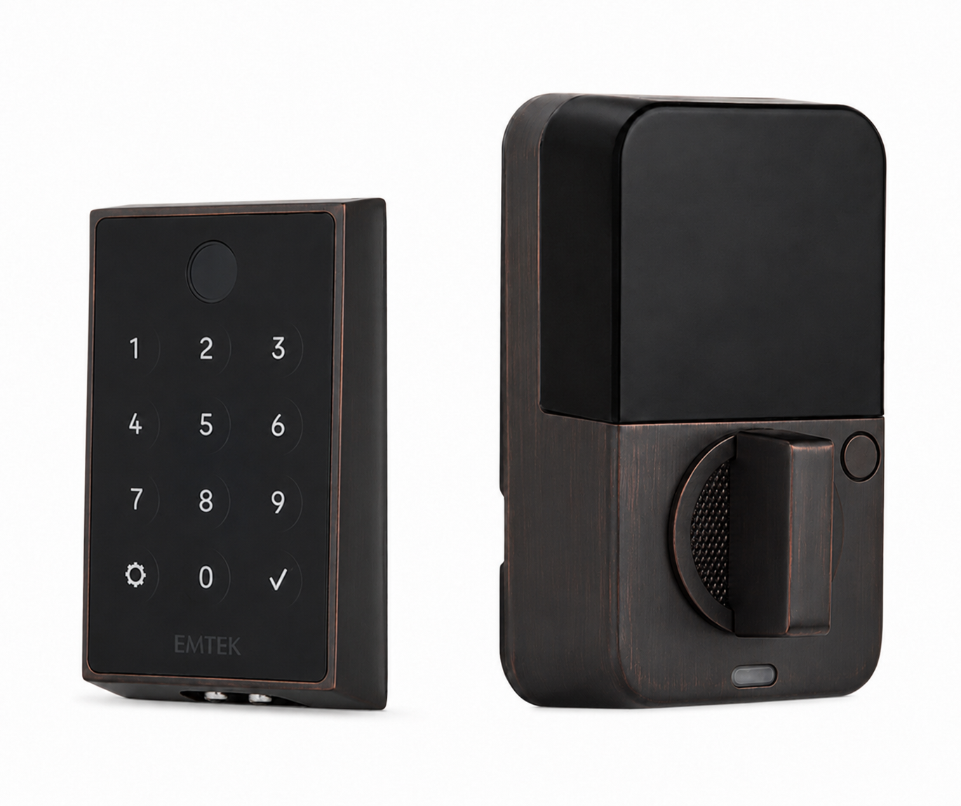 Emtek Empowered 2 Biometric Touch Screen Deadbolt
