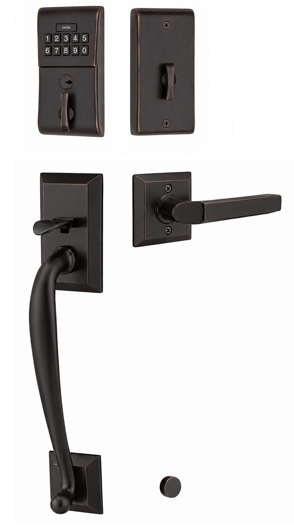 Emtek Franklin Handleset Lower Half Only