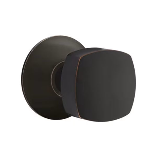 Emtek Freestone Door Knob with Modern Rosette