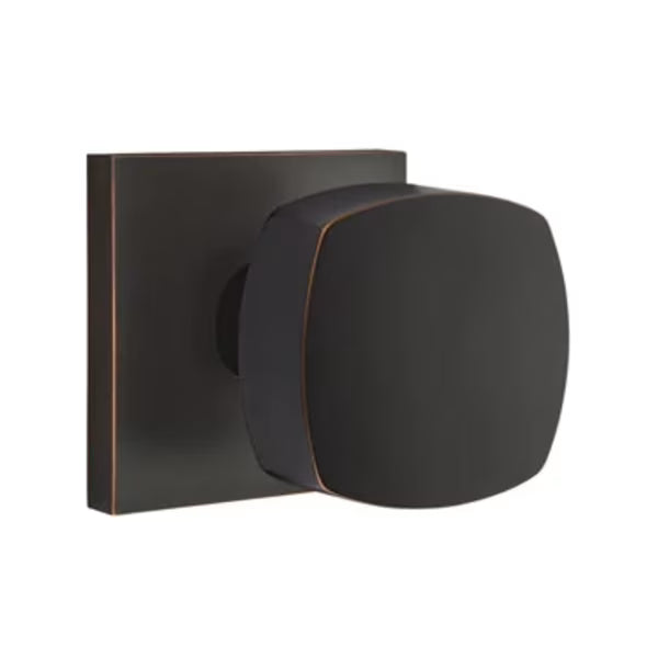 Emtek Freestone Door Knob with Square Rosette
