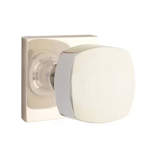 Emtek Freestone Door Knob with Square Rosette
