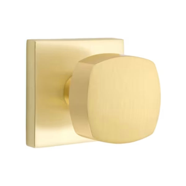 Emtek Freestone Door Knob with Square Rosette