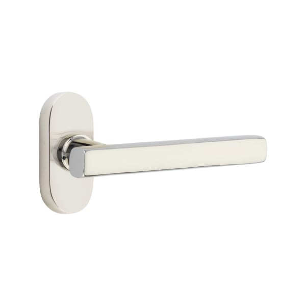 Emtek Freestone Lever with 1.5" x 3" Oval Stretto Rosette
