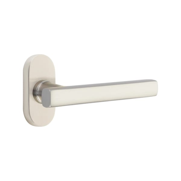 Emtek Freestone Lever with 1.5" x 3" Oval Stretto Rosette